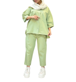 ست شومیز شلوار مام - Image 4